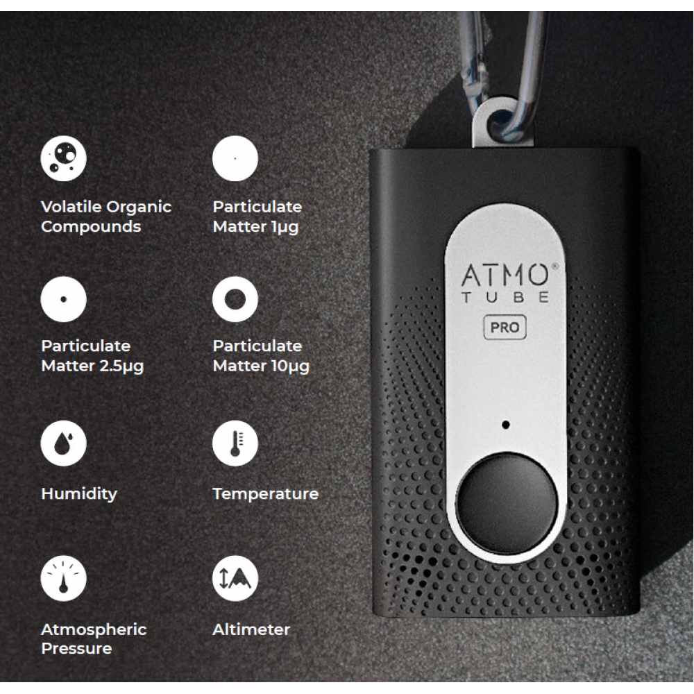 ATMO Atmotube Pro Personal Indoor Air Quality Monitor