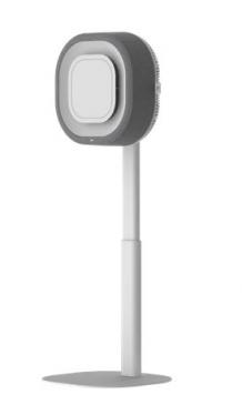 Aura Air Purifier and Monitor with Enterprise Dashboard Software with Floor / Tall Stand - Smart Air Purifier