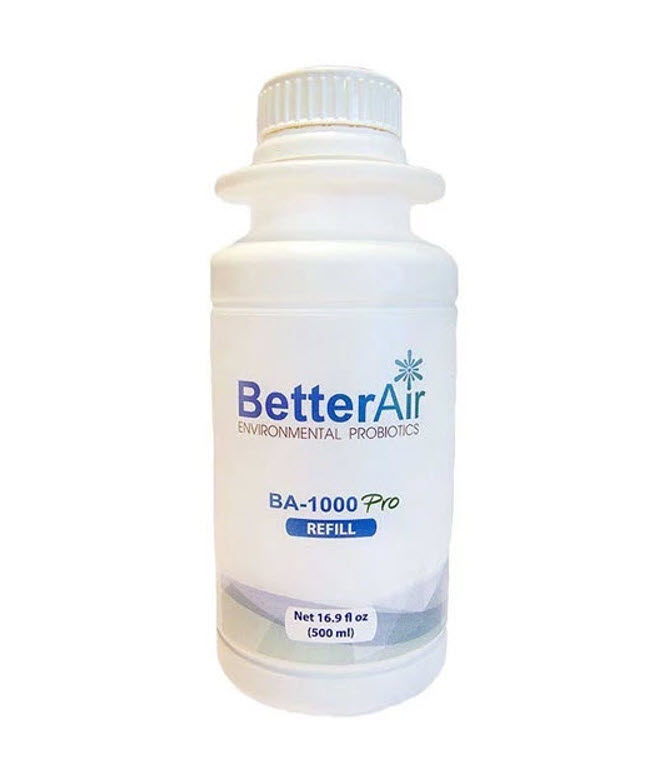 EnviroBiotics BA-1000 Pro Probiotic Refill Bottle, 16.9 fl oz, 500 ml (formerly BetterAir)