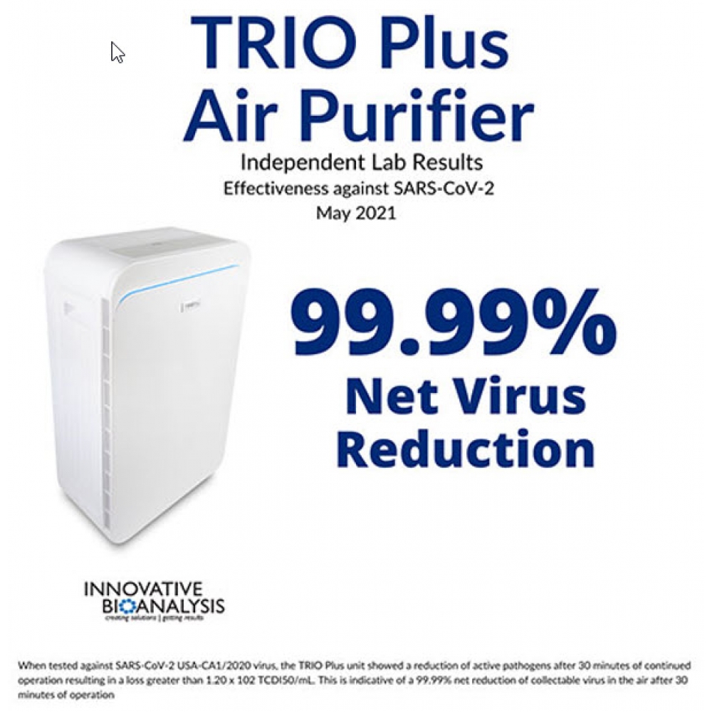 Field Controls TRIO Plus HEPA Portable Air Purifier